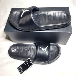 Nike Air Jordan AJ Break Slides Sandals Black / White AR6374-010